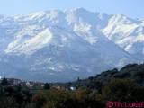 View of the White Mountains from the village of Vamos, Apokoronas