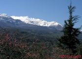 View of the White Mountains from the village of Vrisses, Apokoronas